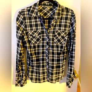 DALIA LONG SLEEVES PLAID WOMEN'S TOPS